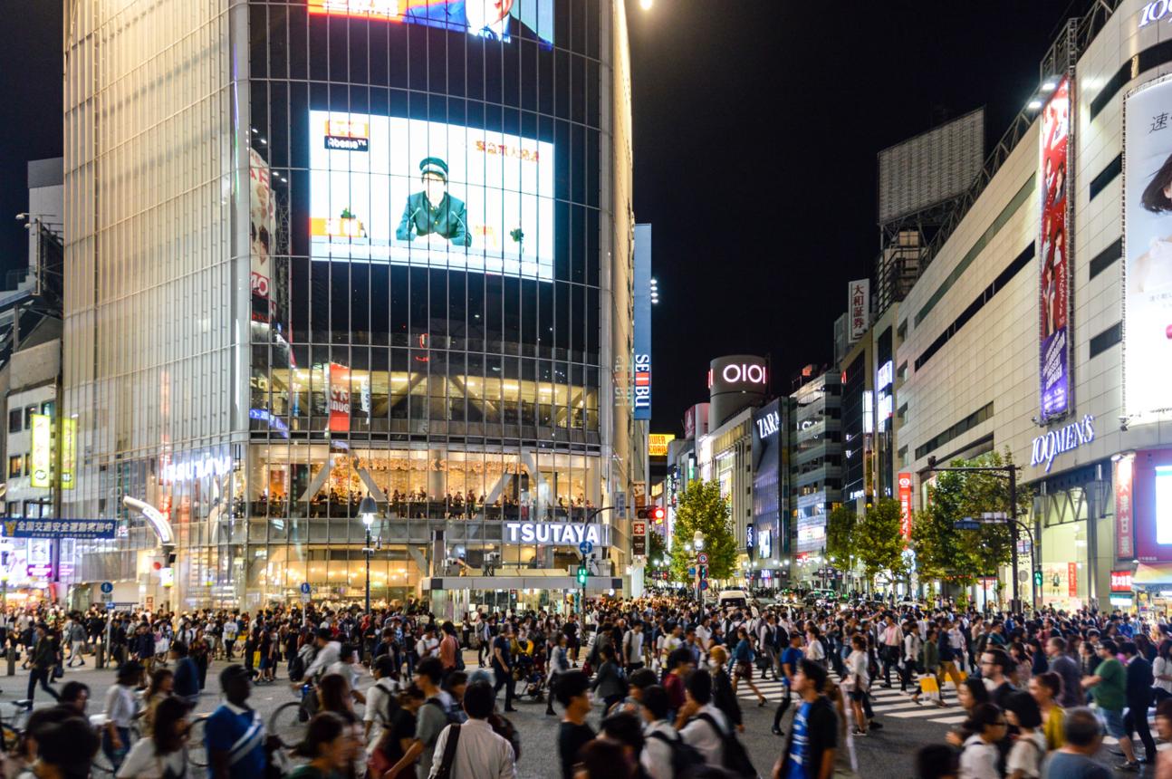 Tokyo night train travel with mobile data and eSIM navigation