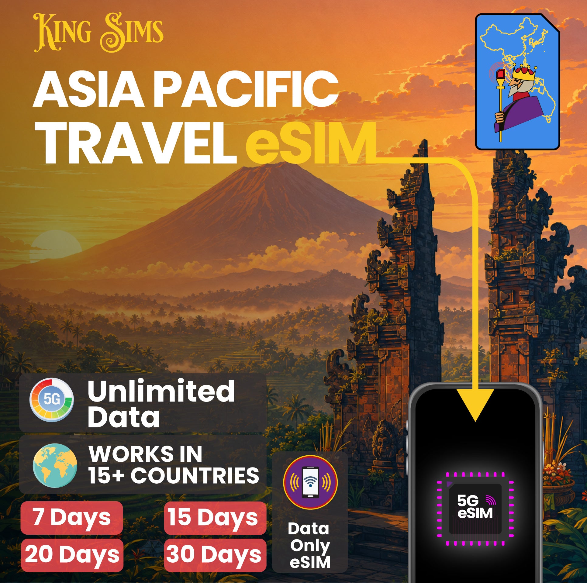 Unlimited Asia Pacific eSIM