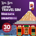 Japan 5G Travel SIM Card | 10GB to 50GB Data Only - SoftBank Network