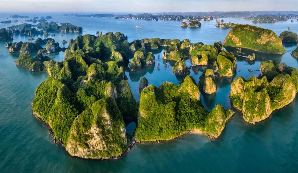 Traveler planning Southeast Asia route using Travel SIM for Asia