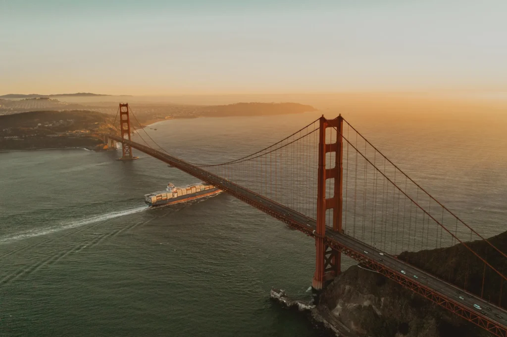 Golden Gate Bridge in San Francisco with scenic views for first time visitors
